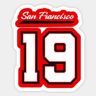 Deebo Samuel Jersey Shirt Sticker